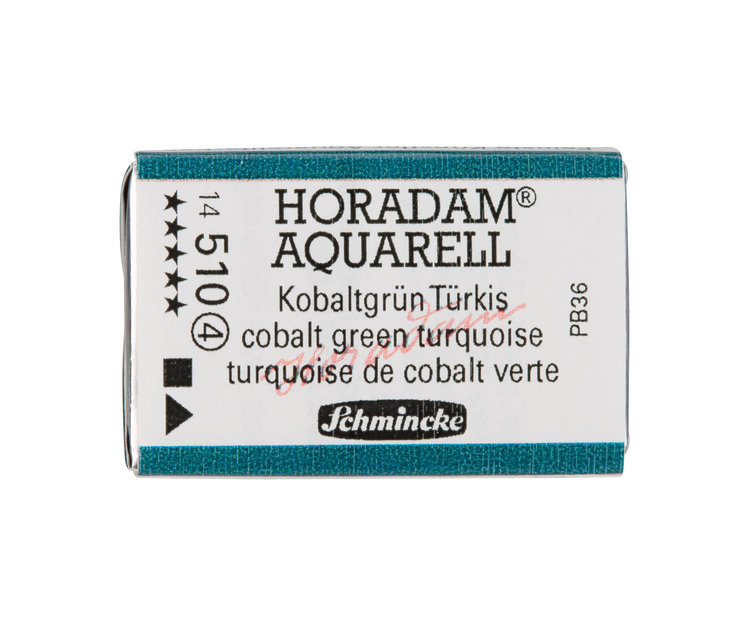 Schmincke (Horadam) 510 aquarel heel napje - cobalt green turquoise