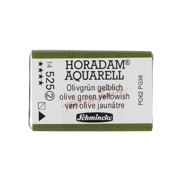 Schmincke (Horadam) 525 olive green yellowish - groot napje aquarel