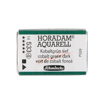 Schmincke (Horadam) 533 cobalt green dark - groot napje aquarel