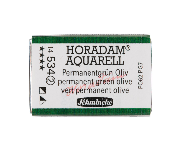 Schmincke (Horadam) 534 aquarel heel napje - permanent green olive