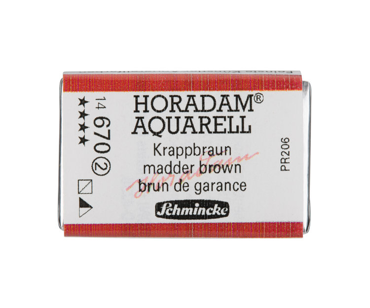 Schmincke (Horadam) 670 aquarel heel napje - madder brown