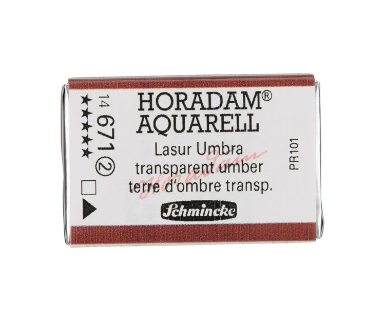 Schmincke (Horadam) 671 aquarel heel napje - transparent umber