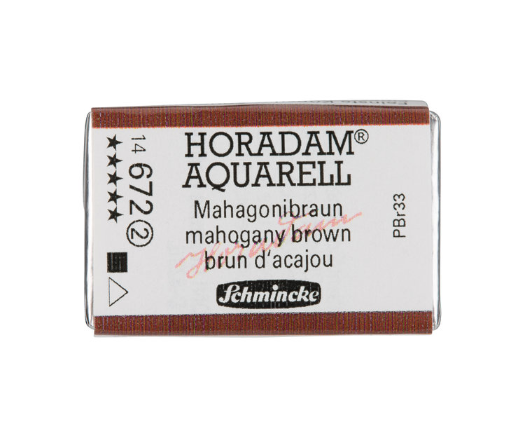Schmincke (Horadam) 672 aquarel heel napje - mahogany brown