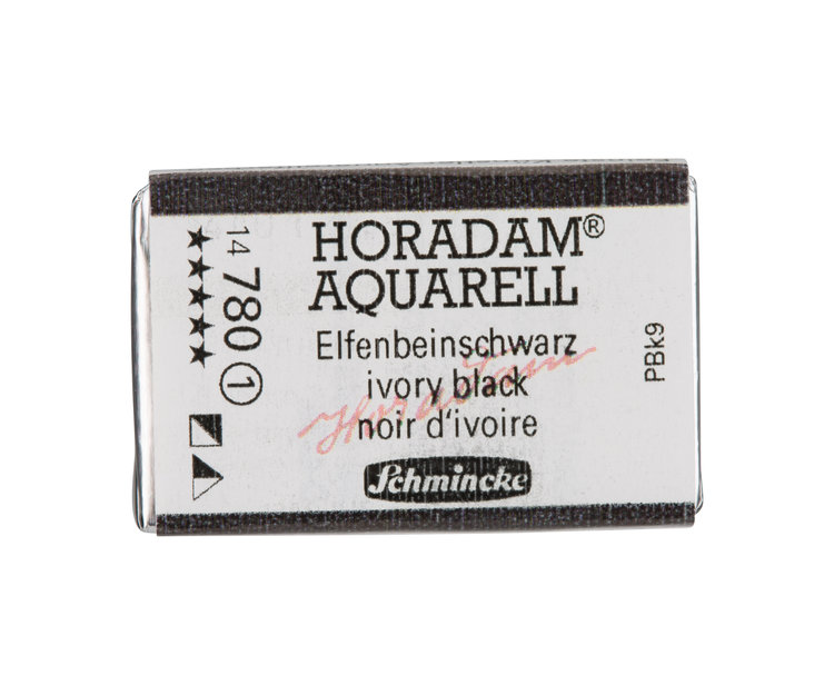 Schmincke (Horadam) 780 aquarel heel napje - ivory black