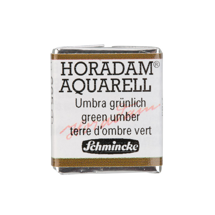Schmincke (Horadam) 665 aquarel half napje - green umber