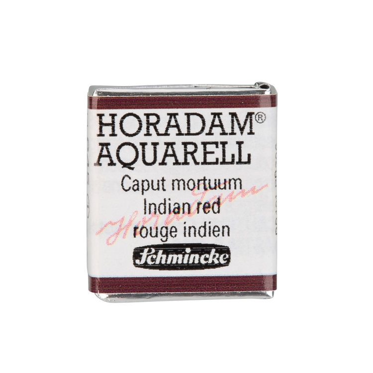 Schmincke (Horadam) 645 aquarel half napje - Indian red