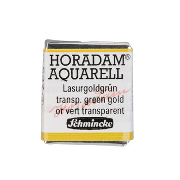 Schmincke (Horadam) 537 transparent green gold - half napje aquarel