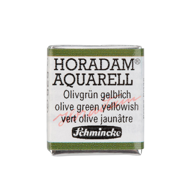 Schmincke (Horadam) 525 aquarel half napje - olive green yellowish