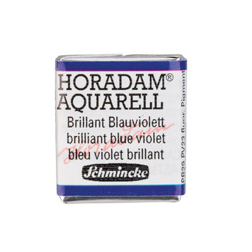 Schmincke (Horadam) 910 brilliant blue violet - half napje aquarel