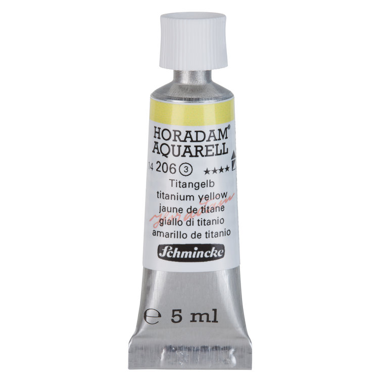 Schmincke (Horadam) 206 aquarelverf tube 5ml - titanium yellow