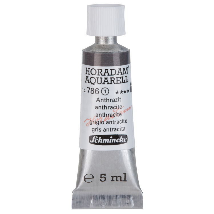 Schmincke (Horadam) 786 aquarelverf tube 5ml - anthracite