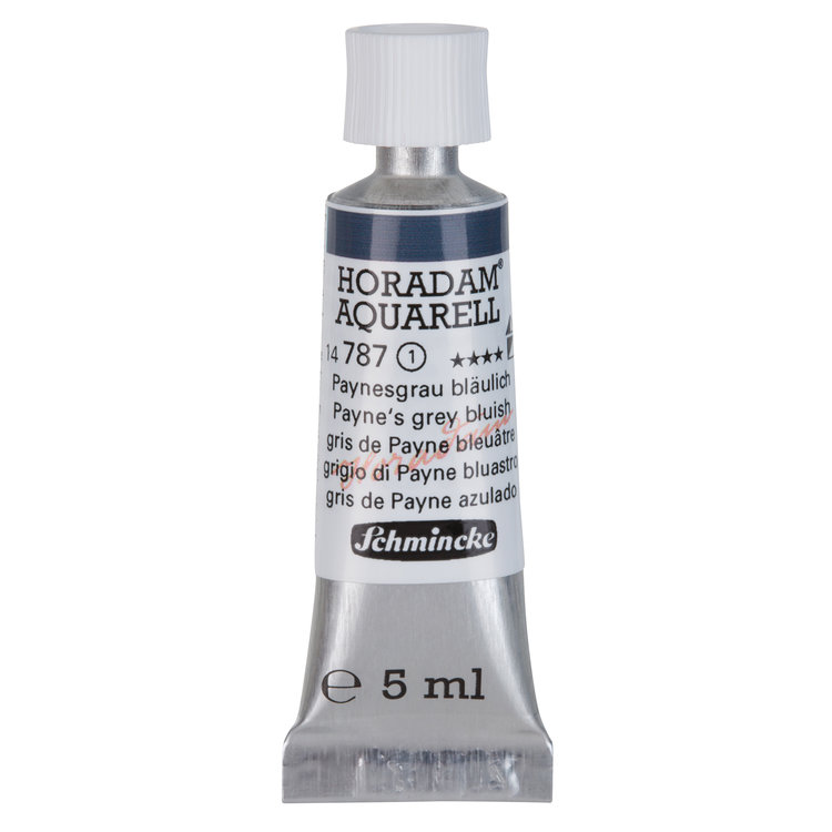 Schmincke (Horadam) 787 aquarelverf tube 5ml - Payne's grey bluish