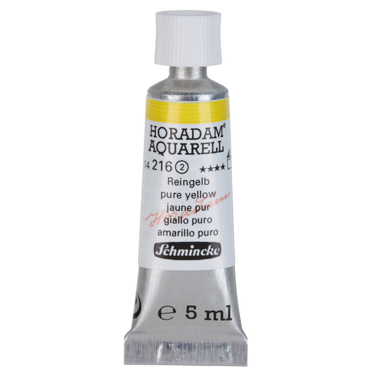 Schmincke (Horadam) 216 aquarelverf tube 5ml - pure yellow