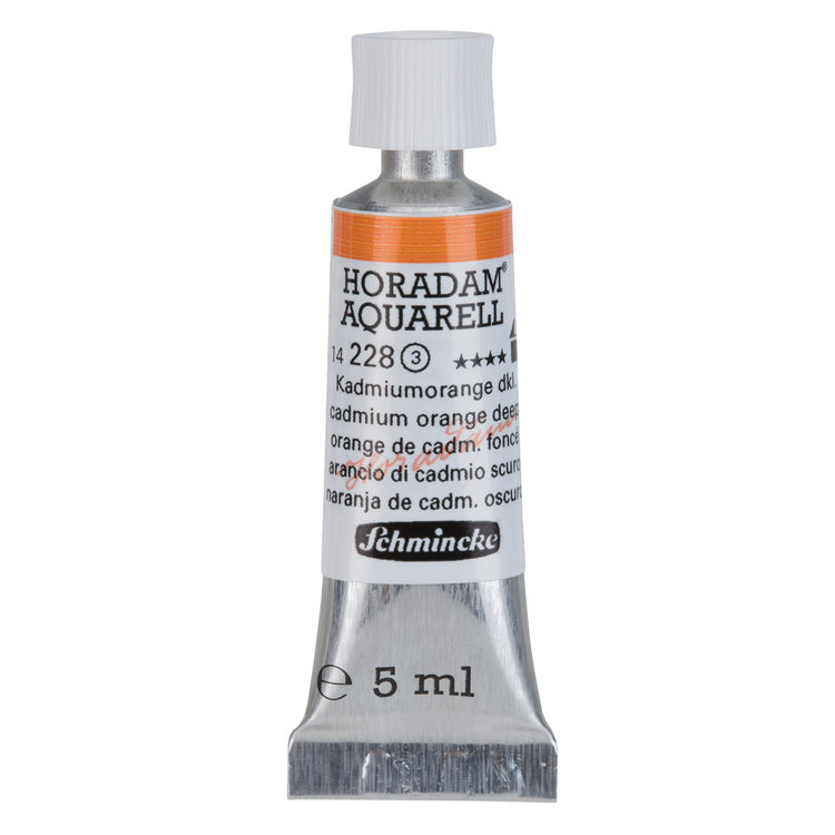 Schmincke (Horadam) 228 aquarelverf tube 5ml - cadmium orange deep