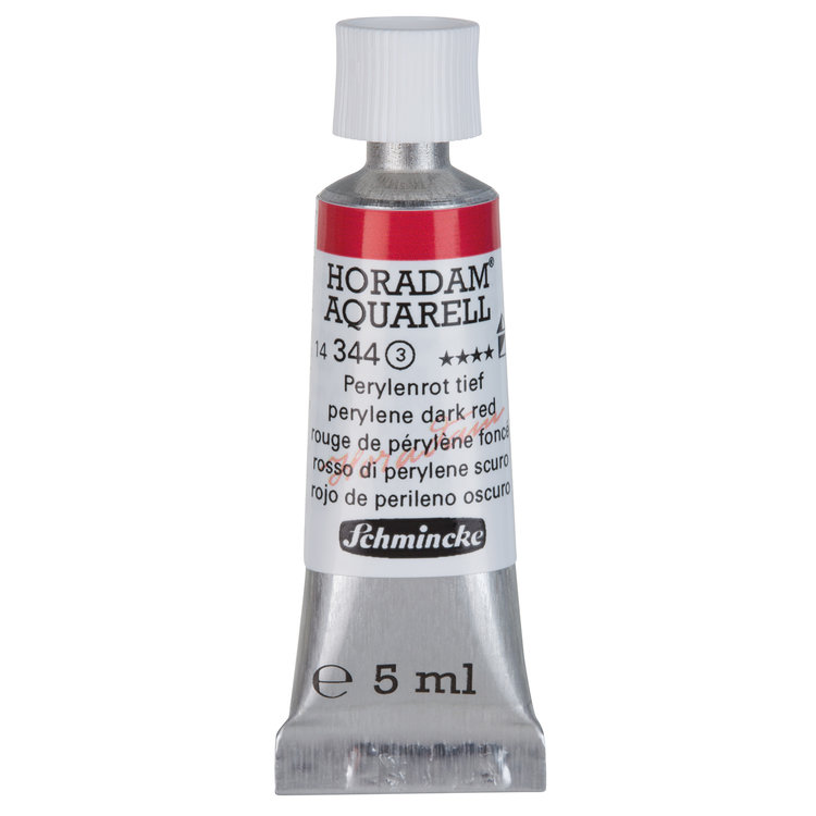 Schmincke (Horadam) 344 aquarelverf tube 5ml - perylene dark red