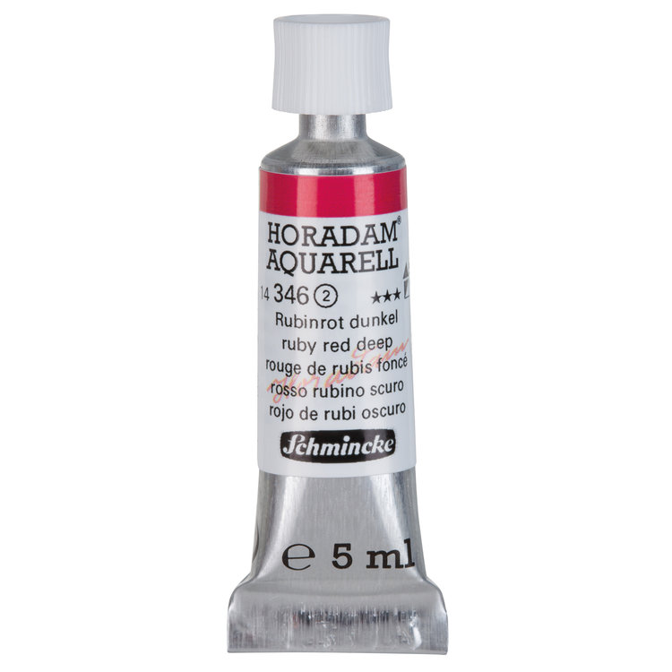 Schmincke (Horadam) 346 aquarelverf tube 5ml - ruby red deep