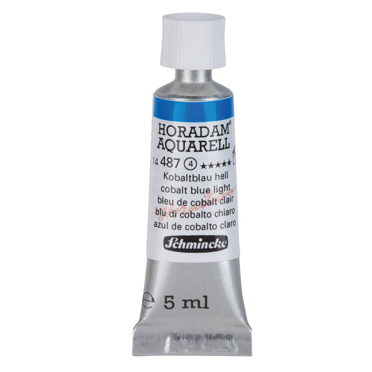 Schmincke (Horadam) 487 aquarelverf tube 5ml - cobalt blue light