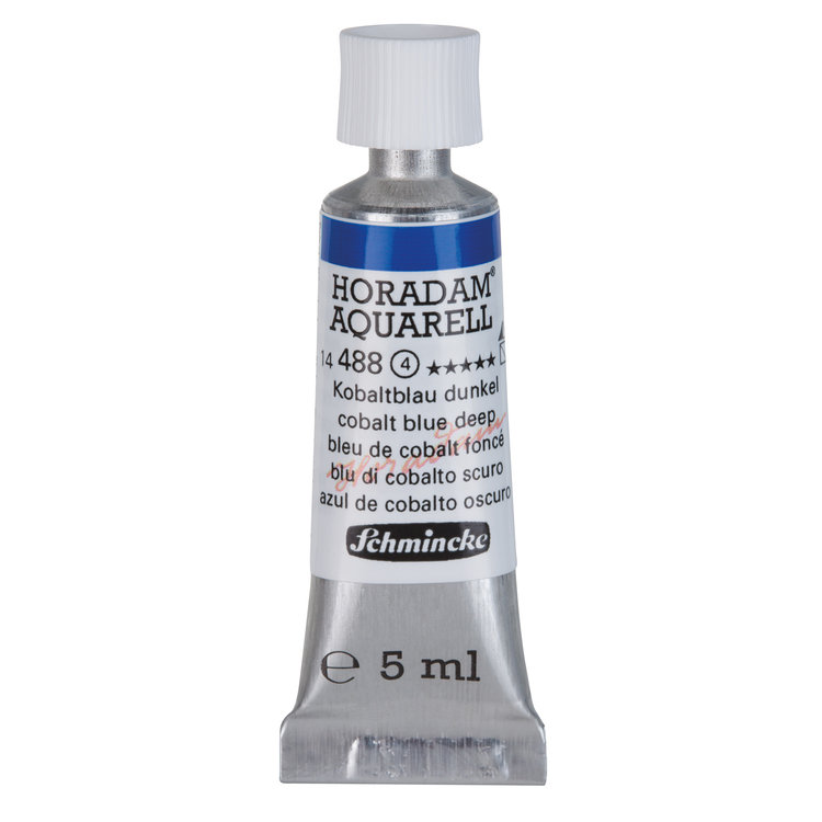 Schmincke (Horadam) 488 aquarelverf tube 5ml - cobalt blue deep
