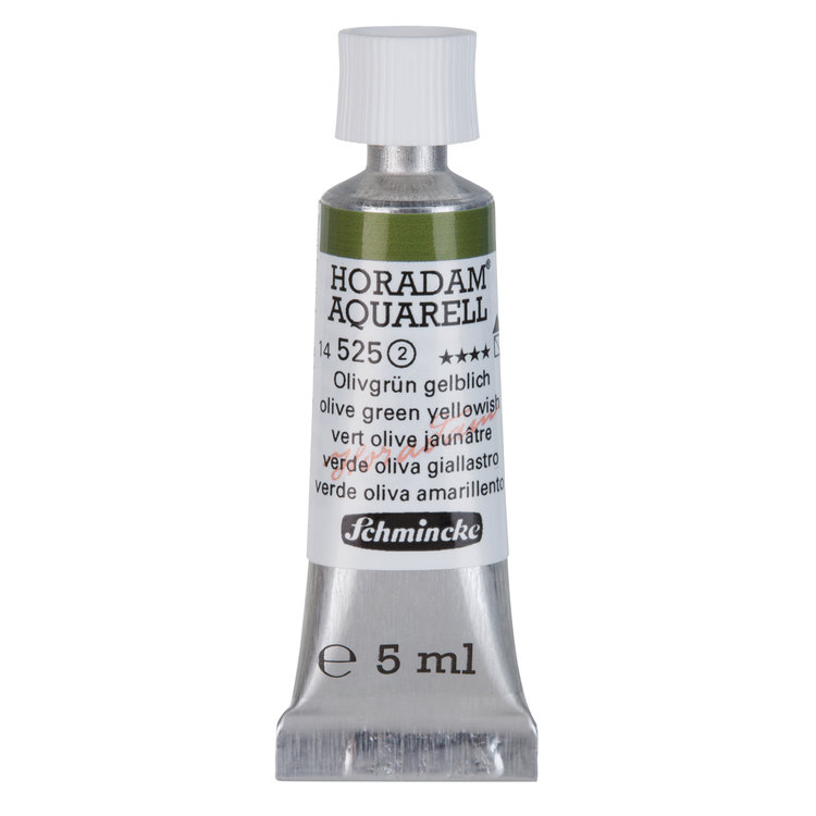 Schmincke (Horadam) 525 aquarelverf tube 5ml - olive green yellowish