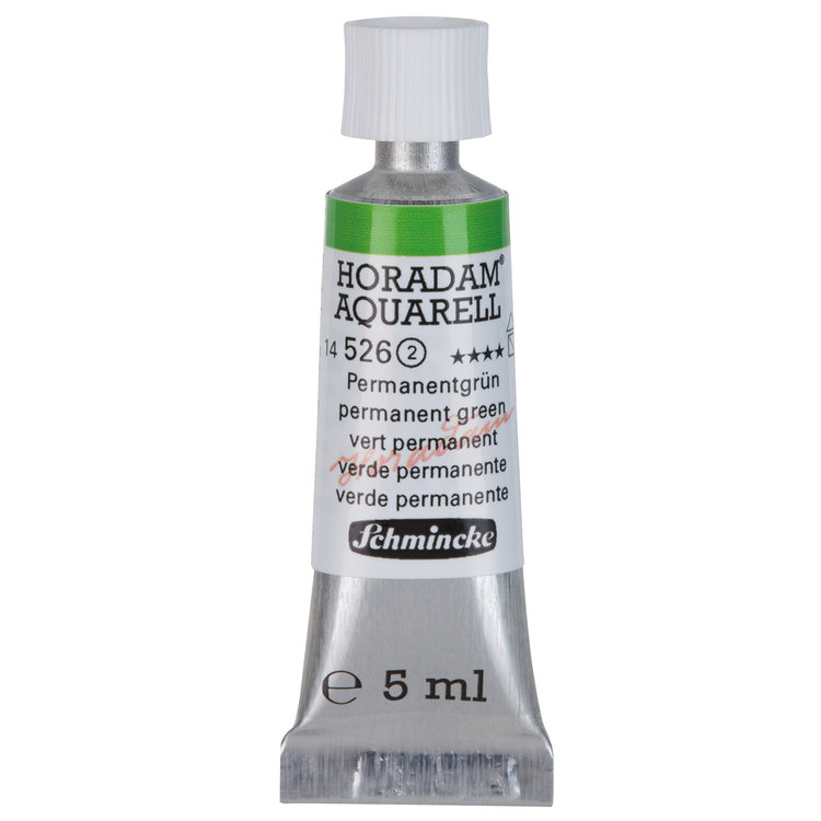 Schmincke (Horadam) 526 aquarelverf tube 5ml - permanent green
