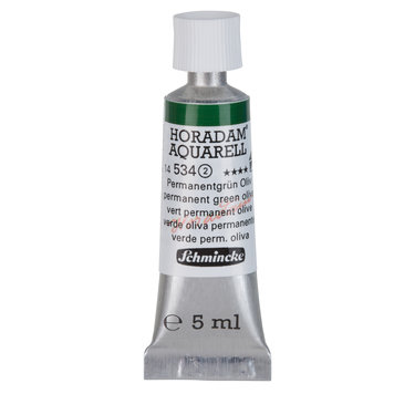 Schmincke (Horadam) 534 permanent green olive - 5ml aquarelverf
