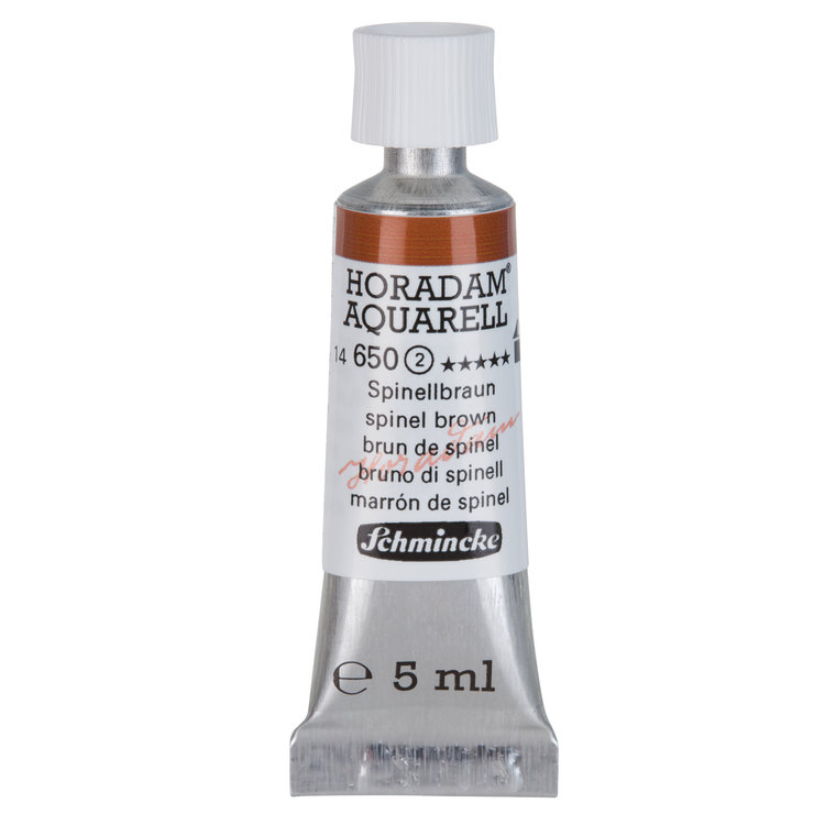 Schmincke (Horadam) 650 aquarelverf tube 5ml - spinel brown