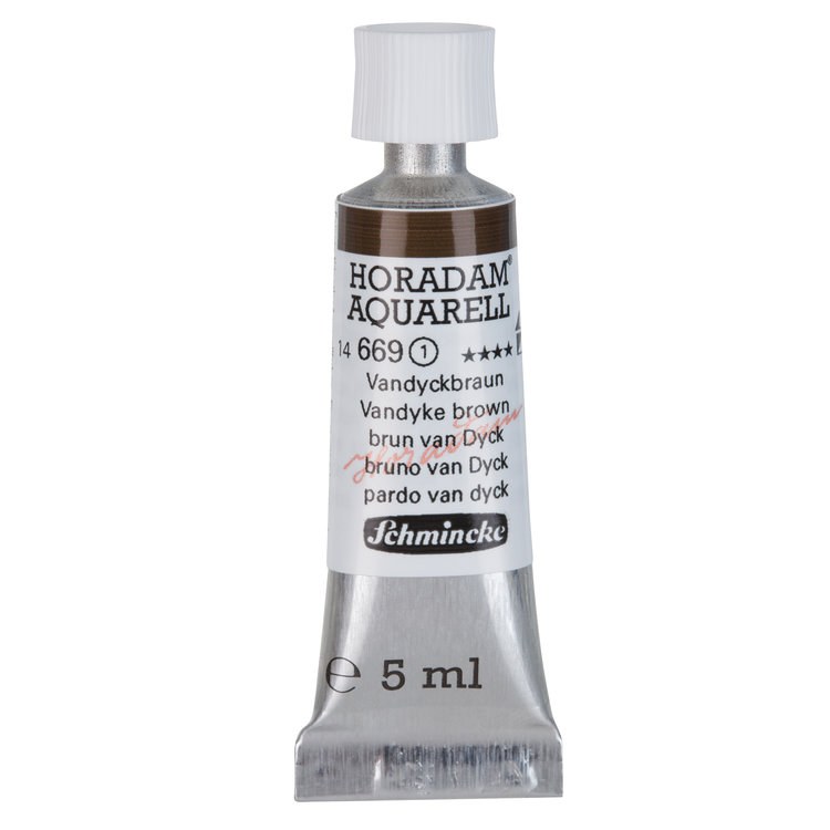 Schmincke (Horadam) 669 aquarelverf tube 5ml - Vandyke brown