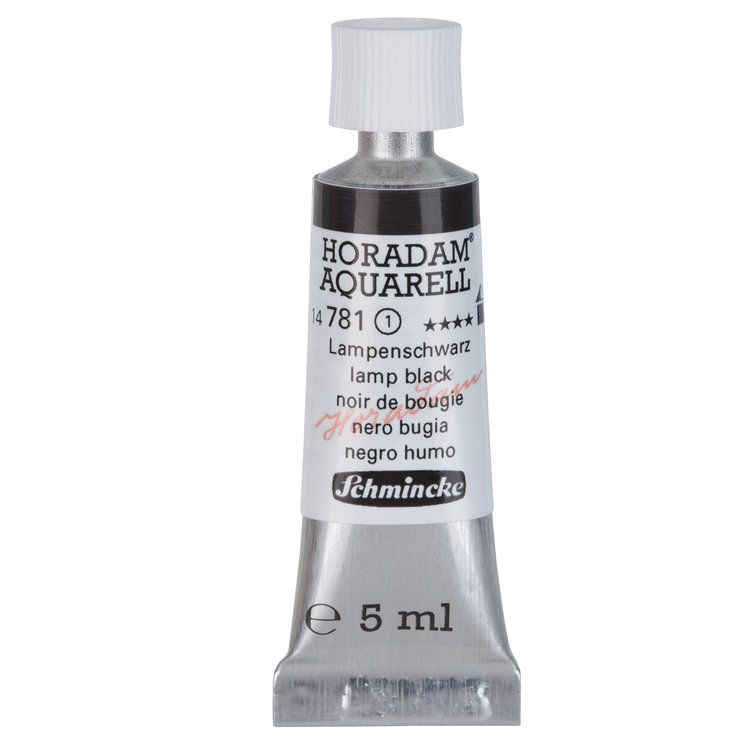Schmincke (Horadam) 781 aquarelverf tube 5ml - lamp black