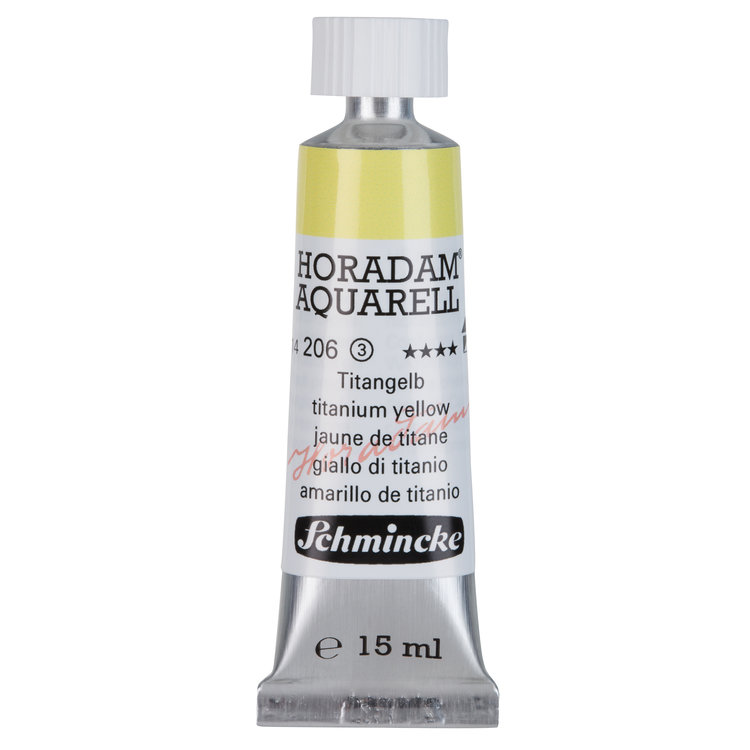 Schmincke (Horadam) 206 aquarelverf tube 15ml - titanium yellow