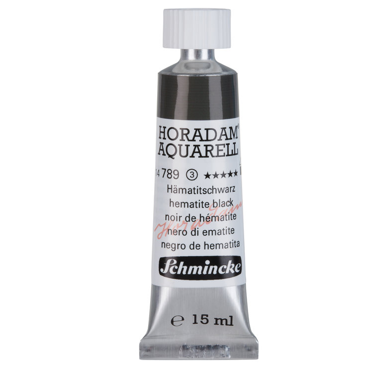 Schmincke (Horadam) 789 aquarelverf tube 15ml - hematite black