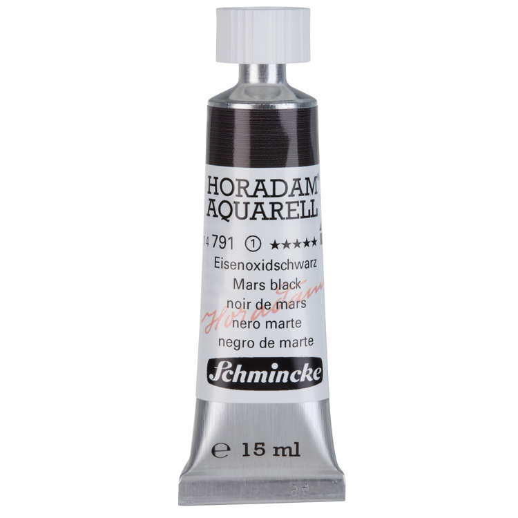 Schmincke (Horadam) 791 aquarelverf tube 15ml - Mars black