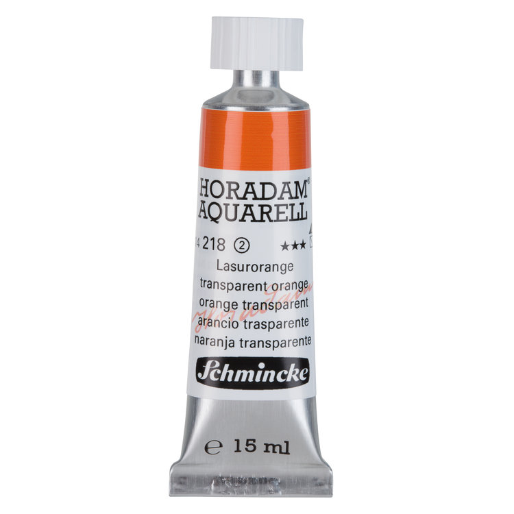 Schmincke (Horadam) 218 aquarelverf tube 15ml - transparent orange