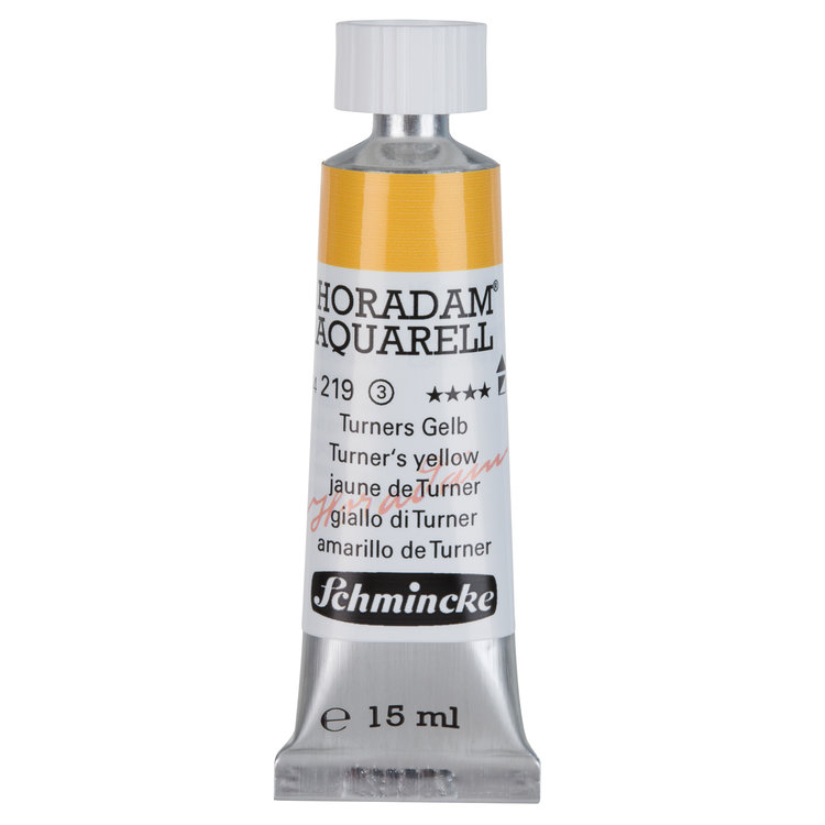 Schmincke (Horadam) 219 aquarelverf tube 15ml - Turner`s yellow