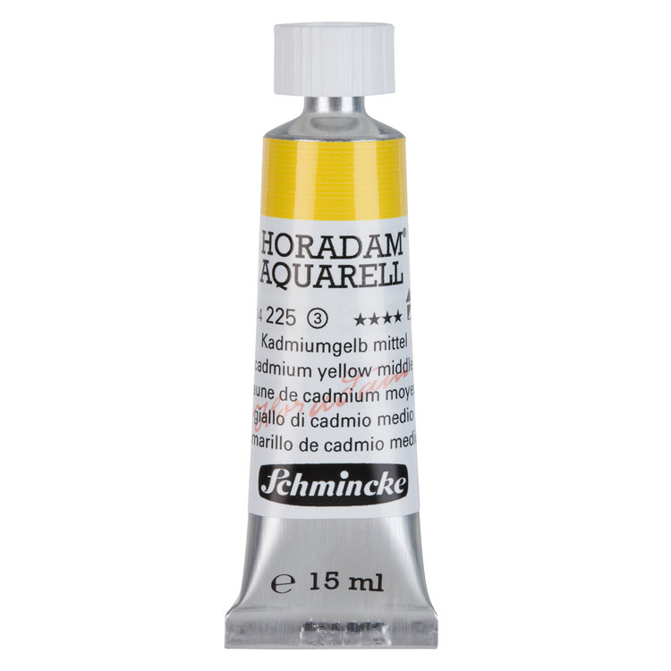 Schmincke (Horadam) 225 aquarelverf tube 15ml - cadmium yellow middle
