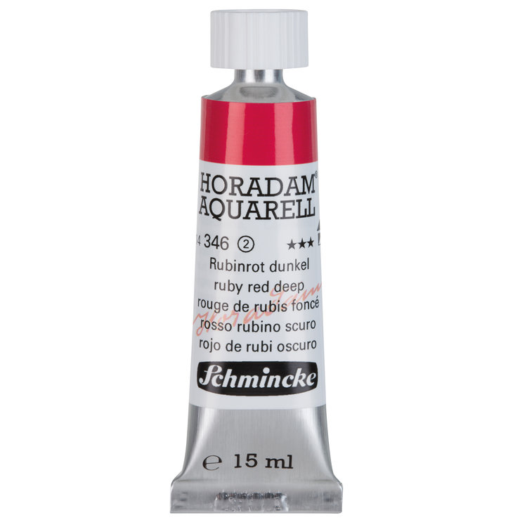 Schmincke (Horadam) 346 aquarelverf tube 15ml - ruby red deep