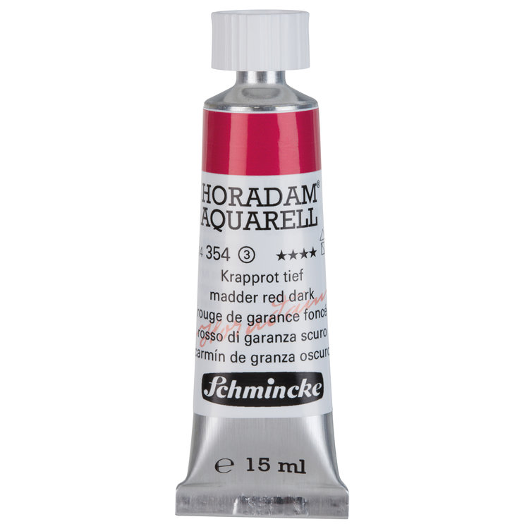 Schmincke (Horadam) 354 aquarelverf tube 15ml - madder red dark