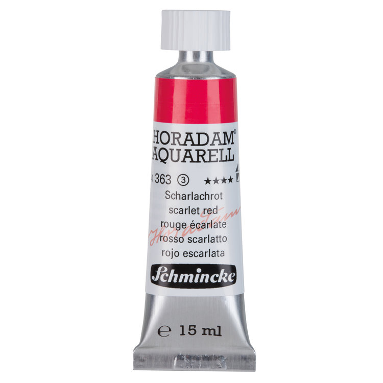 Schmincke (Horadam) 363 aquarelverf tube 15ml - scarlet red