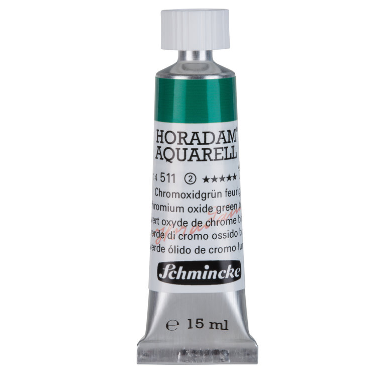Schmincke (Horadam) 511 aquarelverf tube 15ml - chromium oxide green brilliant