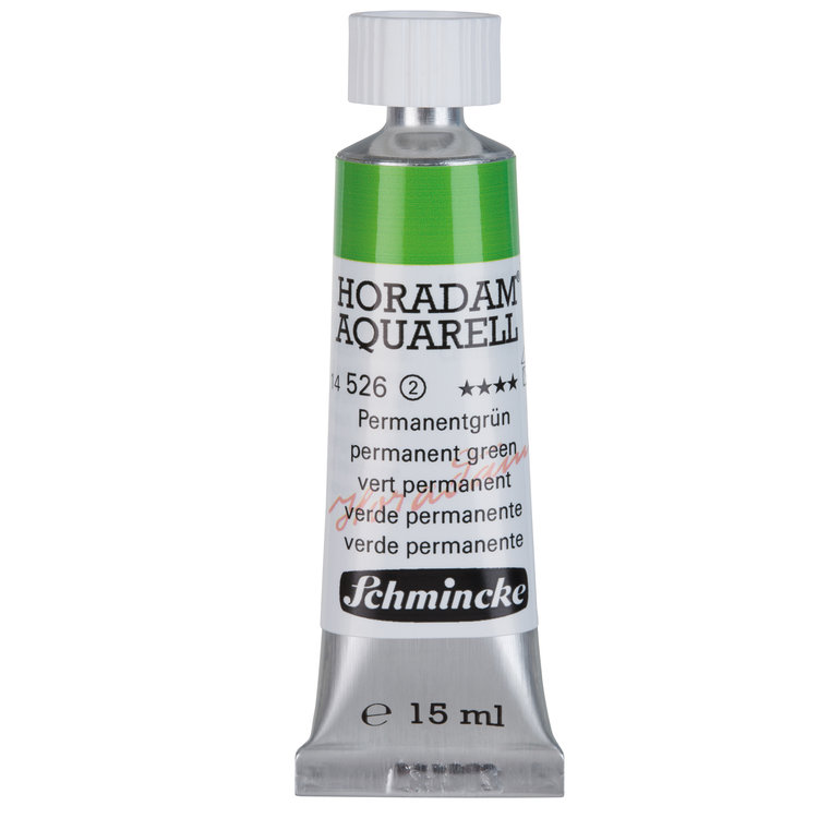 Schmincke (Horadam) 526 aquarelverf tube 15ml - permanent green