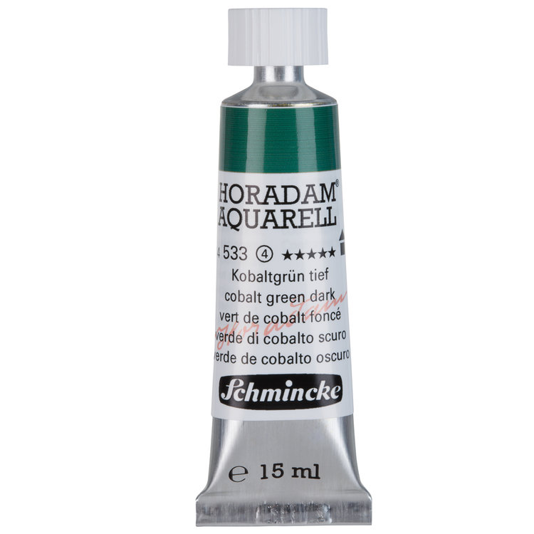 Schmincke (Horadam) 533 aquarelverf tube 15ml - cobalt green dark
