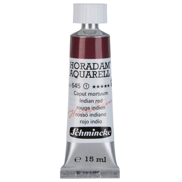Schmincke (Horadam) 645 aquarelverf tube 15ml - Indian red