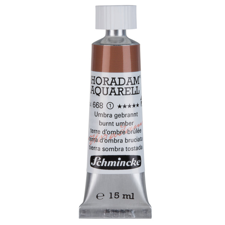 Schmincke (Horadam) 668 aquarelverf tube 15ml - burnt umber