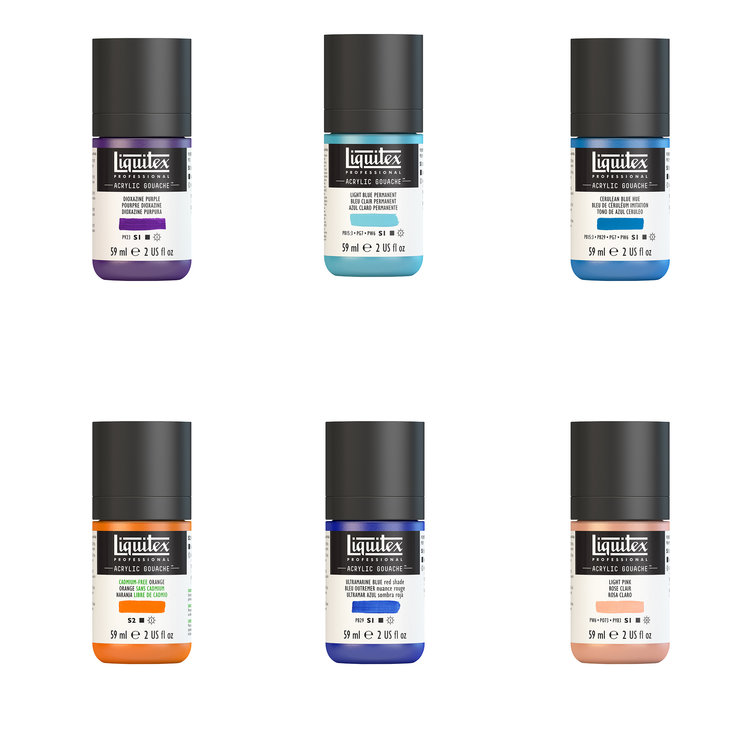Liquitex Pro Acrylic Gouache set 2
