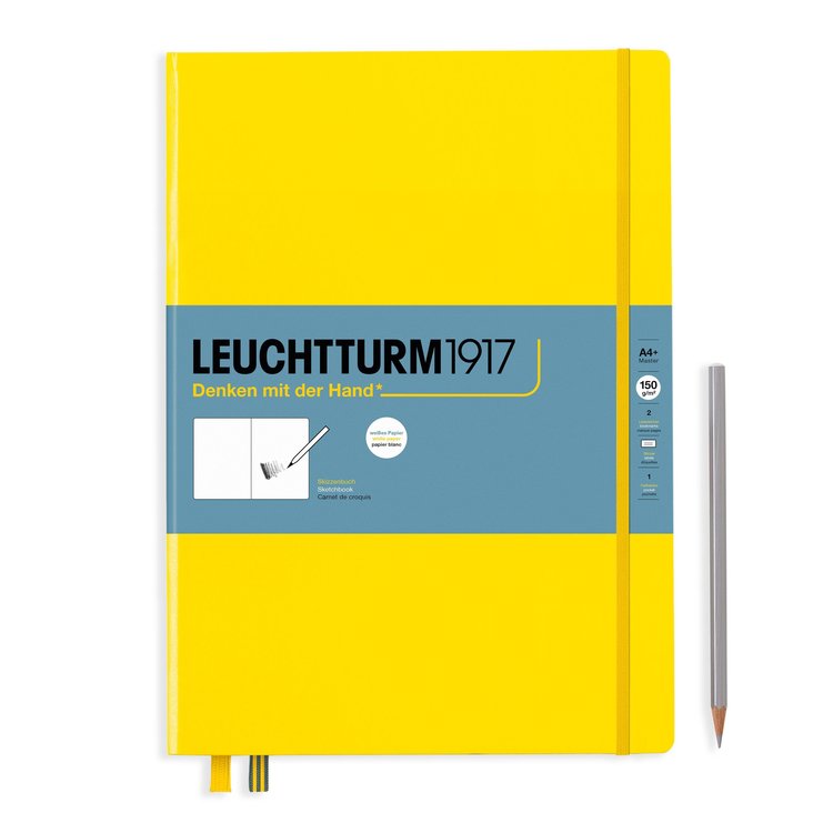 Leuchtturm1917 schetsboek A4 / master - lemon yellow