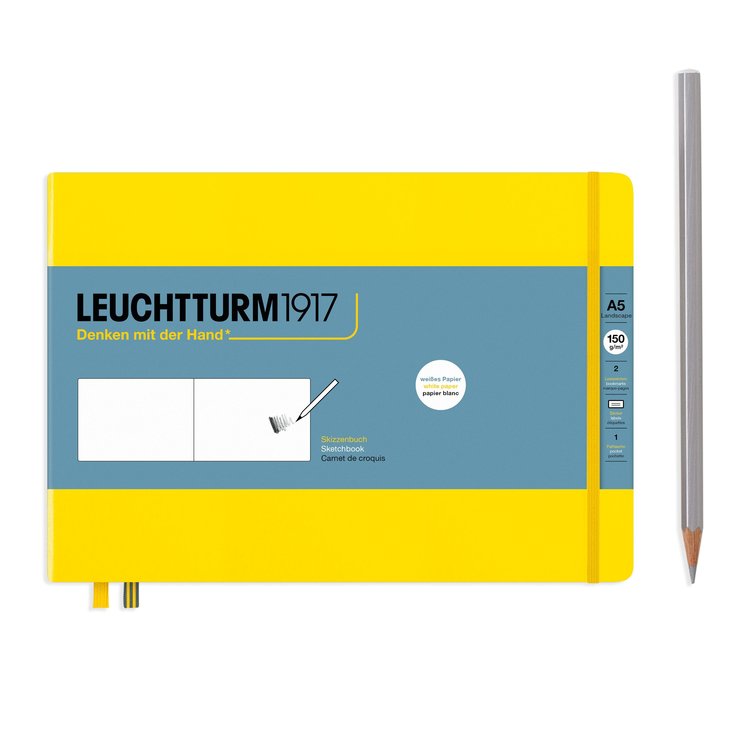 Leuchtturm1917 schetsboek A5 landscape (horizontaal)