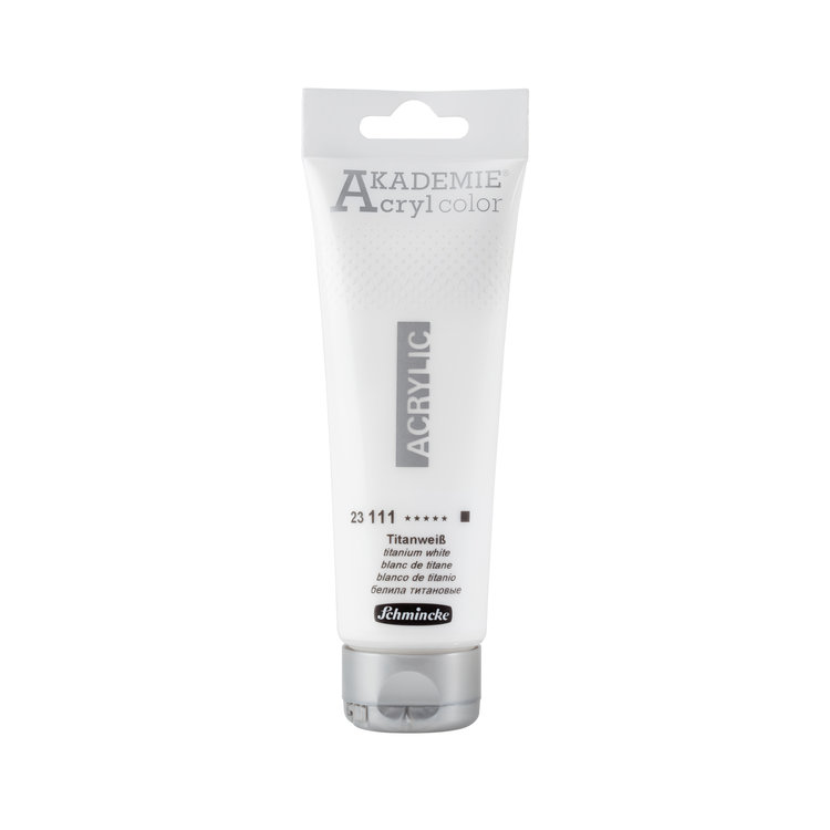 Schmincke 111 titanium white - Akademie acryl tube 120ml