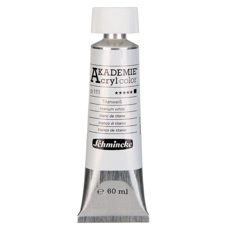 Schmincke 111 titanium white - Akademie acryl tube 60ml