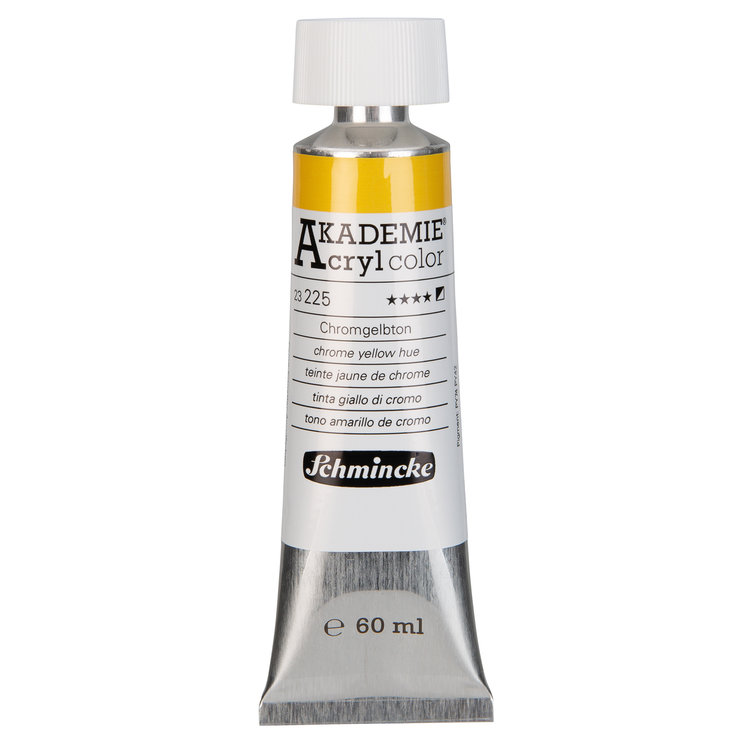 Schmincke 225 chrome yellow hue - Akademie acryl tube 60ml