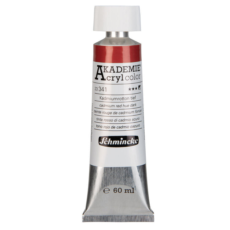 Schmincke 341 carmine red hue dark - Akademie acryl tube 60ml