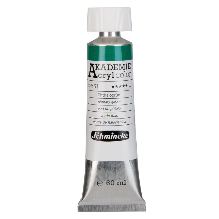 Schmincke 551 phthalo green - Akademie acryl tube 60ml